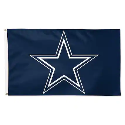 Front. WinCraft - Dallas Cowboys 3' x 5' Primary Logo Single-Sided Flag - Multicolor.