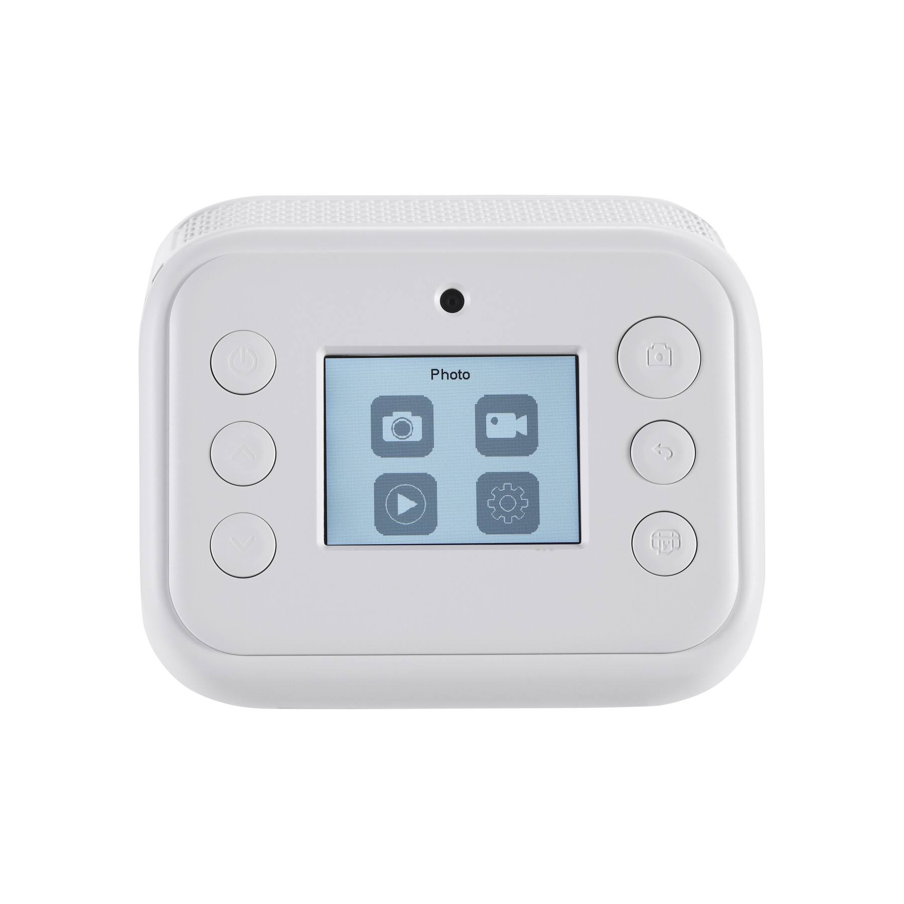 Back. Vivitar - Instant Camera with Printer-2.0"TFT+16GB Micro SD CARD - White.