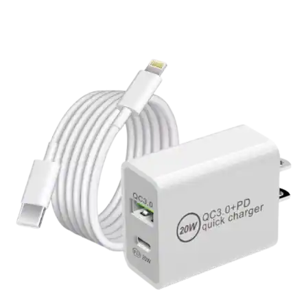 QC3.0 QC3.0+PD charger 20W quick PD 20W