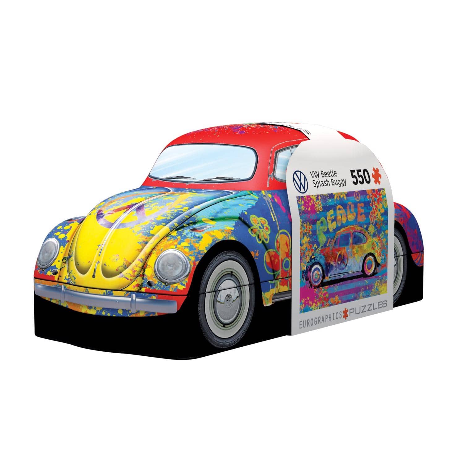 Eurographics - VW Beetle Splash Buggy Collectible Tin With Puzzle Multicolored 550 pc price history on PriceWatchPro