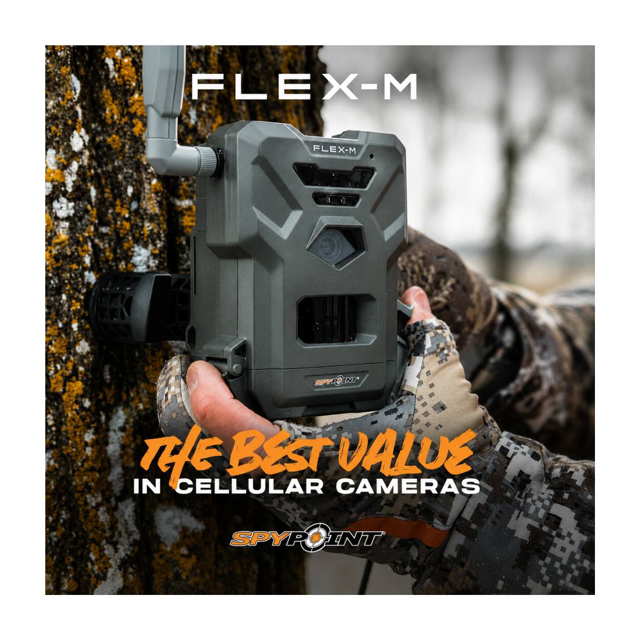 FLEX-M  
SPYPOINT  
THE BEST VALUE IN CELLULAR CAMERAS