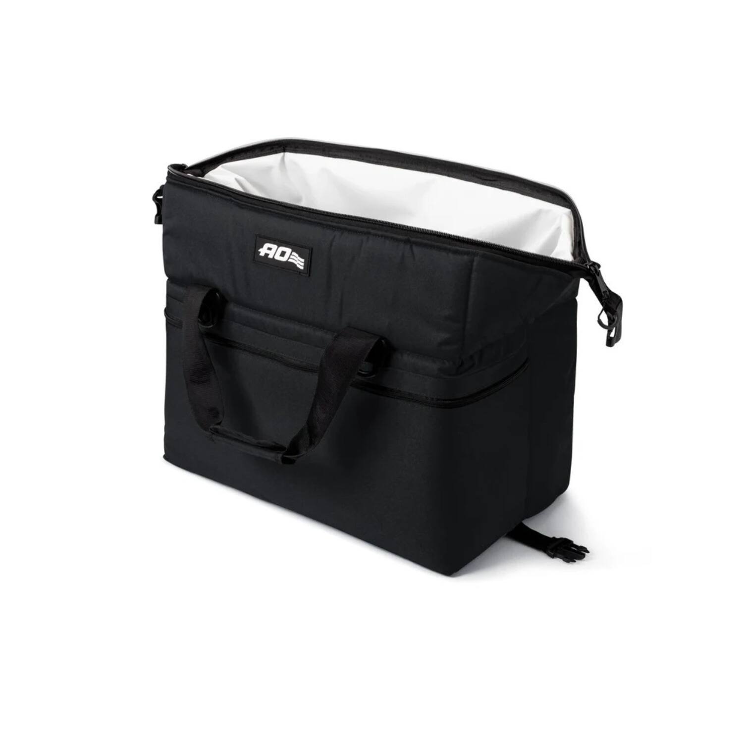 Left. AO Coolers - AO Coolers Original Canvas Series 48-Pack Soft Cooler (Black) - Black.