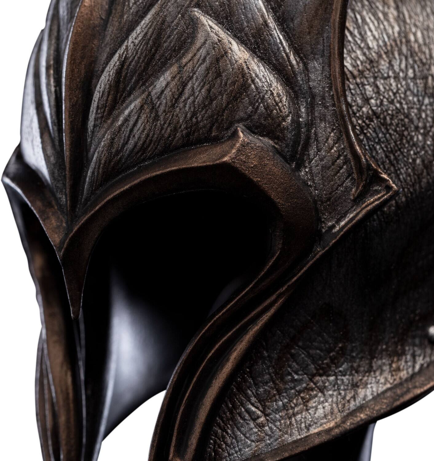 Alt View 4. Weta Workshop - WETA Workshop Mini Prop Replica -The Hobbit Trilogy - Mirkwood Captain Helm 1:4 Scale Helmet   - Collectibles - Multicolor.