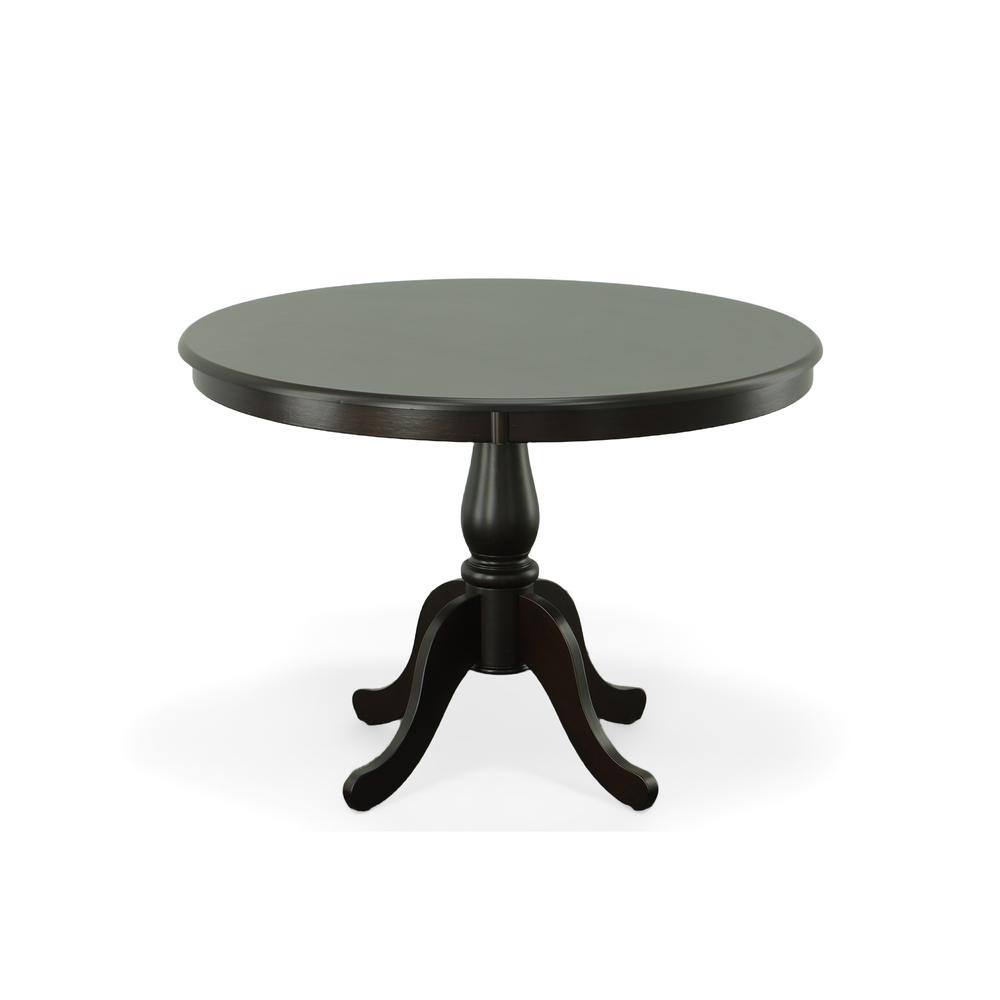 Alt View 1. Carolina Chair & Table - Fairview 42" Round Pedestal Dining Table - Espresso - Brown.