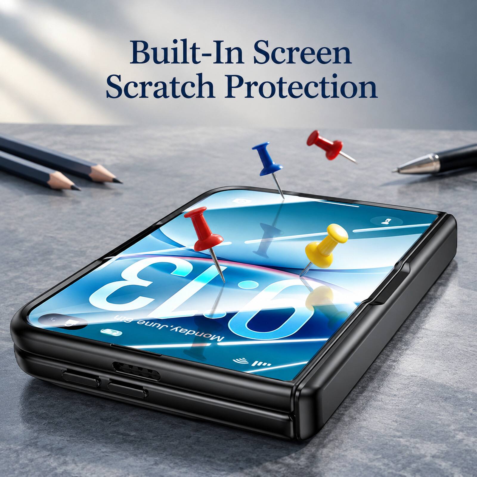 Built-In Screen Scratch Protection

043 419 June Monday