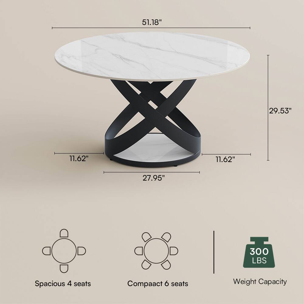 51.18" x 11.62" x 11.62" x 27.95" x 29.53"  
300 LBS  
Spacious 4 seats  
Compact 6 seats  
Weight Capacity