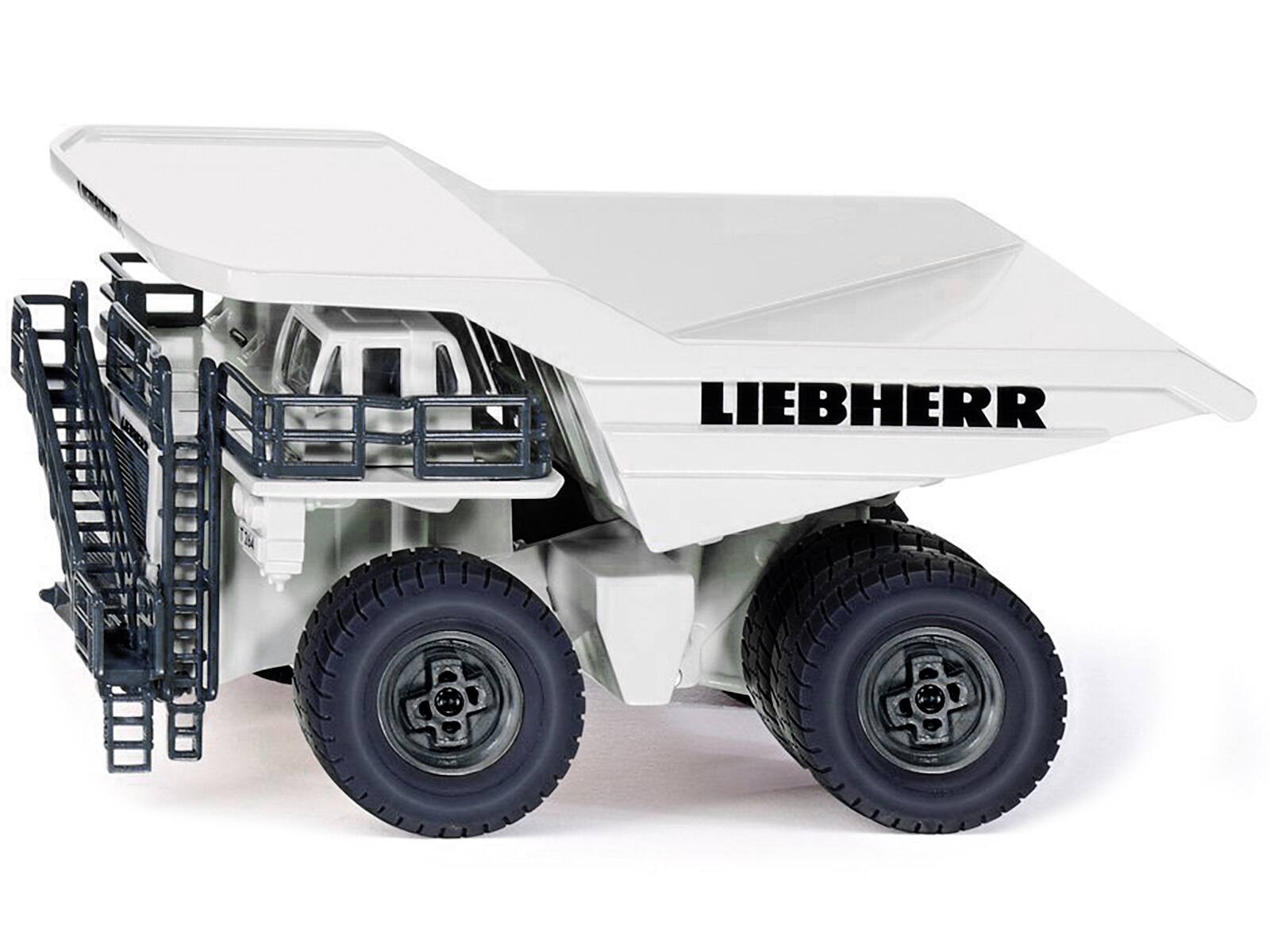 Alt View 1. SIKU - Liebherr T 264 Mining Truck White 1/87 (HO) Diecast Model by Siku.