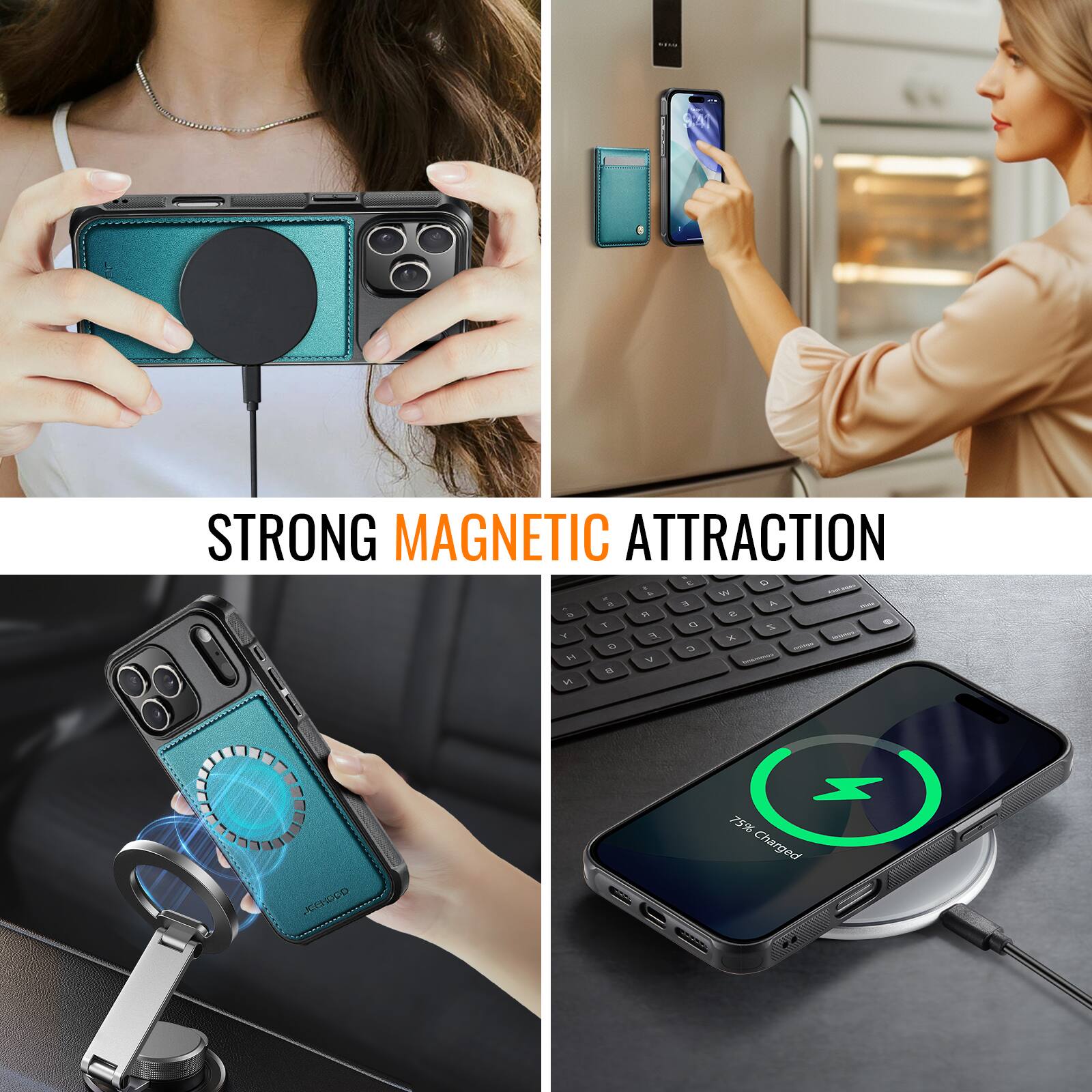 STRONG MAGNETIC ATTRACTION

75% Charged