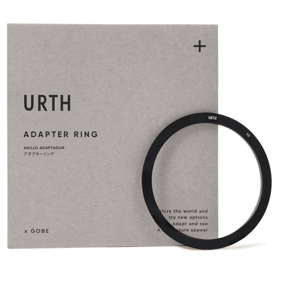 URTH  
ADAPTER RING  
58  
ANILLO ADAPTADOR  
アダプタリング  
x GOBE  

Explore the world and try new options. Adapt and see a future appear