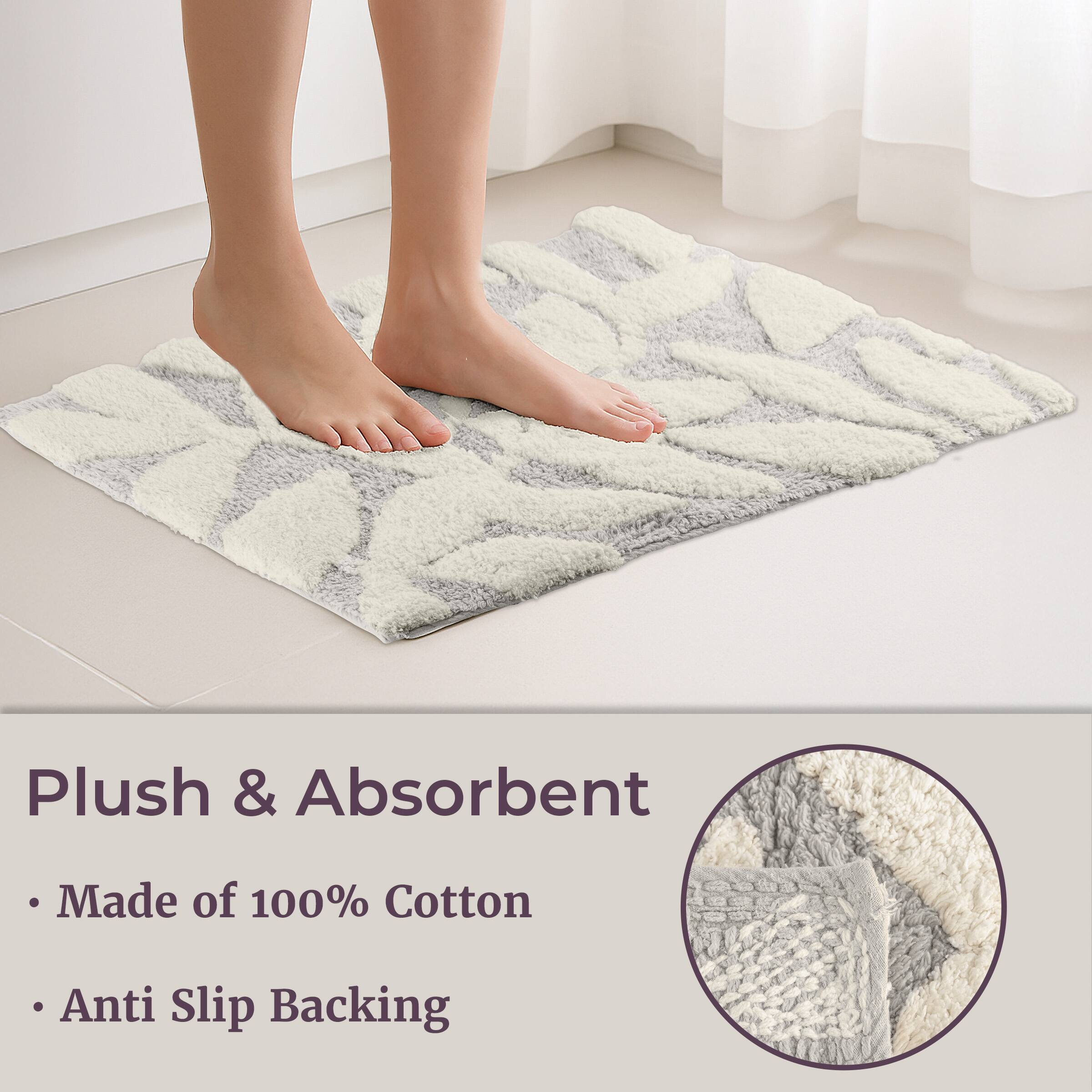 Plush & Absorbent  
- Made of 100% Cotton  
- Anti Slip Backing