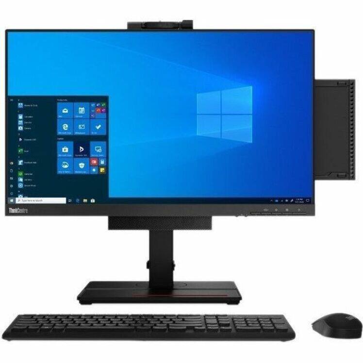 Alt View 4. Lenovo - Lenovo ThinkCentre M75q Gen 2 11JN0098US Desktop Computer - AMD Ryzen 7 PRO 5750GE - 32 GB - 512 GB SSD - Tiny - Black - Black.
