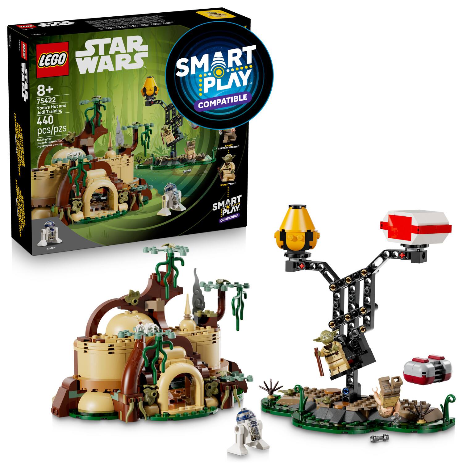 a -- a n -  m rniatcom |  ree LEGO STAR WARS SMART PLAY - 75422 COMPATIBLE Yoda's Hut and Jedi Training 440 pcs/pzs AS - - - - - - - - - - - - - -  SMART PLAY COMPATIBLE