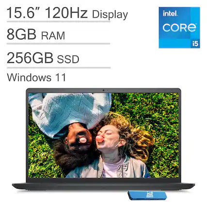 15.6" 120Hz Display
8GB RAM
256GB SSD
Windows 11
Intel Core i5
