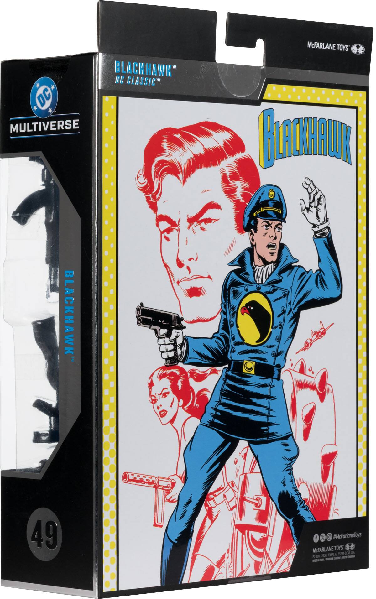 BLACKHAWK DC CLASSIC * DC * MULTIVERSE  
McFARLANE TOYS  
BLACKHAWK PRT 49  
#McFarlaneToys  
McFARLANE TOYS  
49