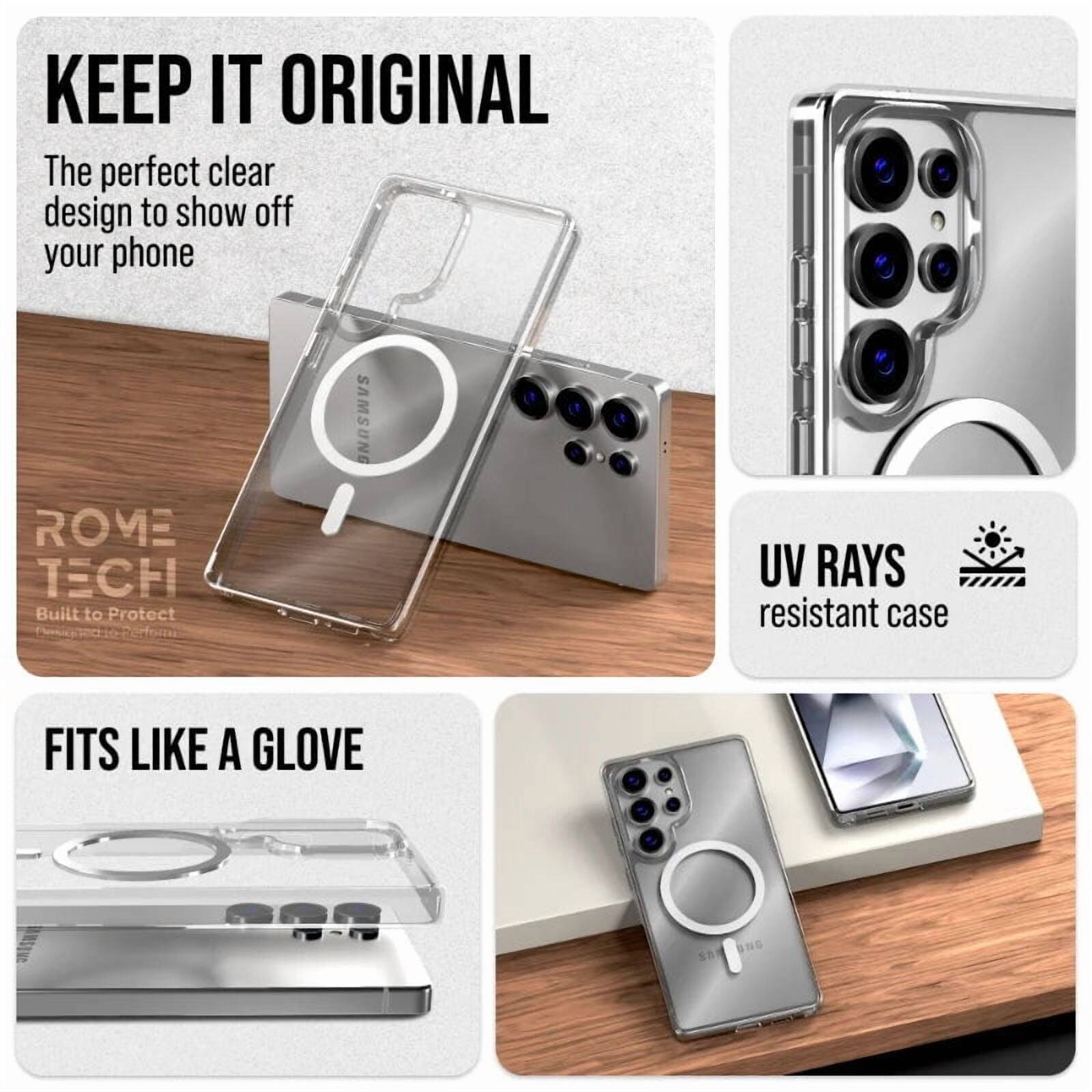 KEEP IT ORIGINAL  
The perfect clear design to show off your phone  

ROVE TECH  
Built to Protect  

UV RAYS resistant case  

FITS LIKE A GLOVE