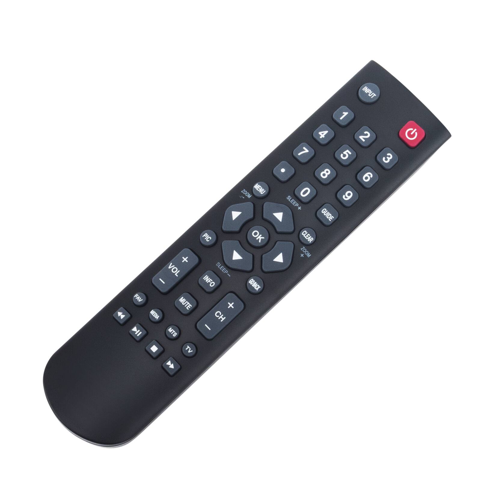 ZOOM MENU PIC OK + SL VOL SLEEP - INFO GOBACK FAV MUTE + MEDIA CH - M MTS TV INPUT 1 4 2 7 5 3 8 6 0 9 SLEEP + GUIDE CLEAR + ZOOM