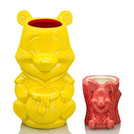 Geeki Tikis Disney Winnie The Pooh and Piglet Mug Set - Yellow
