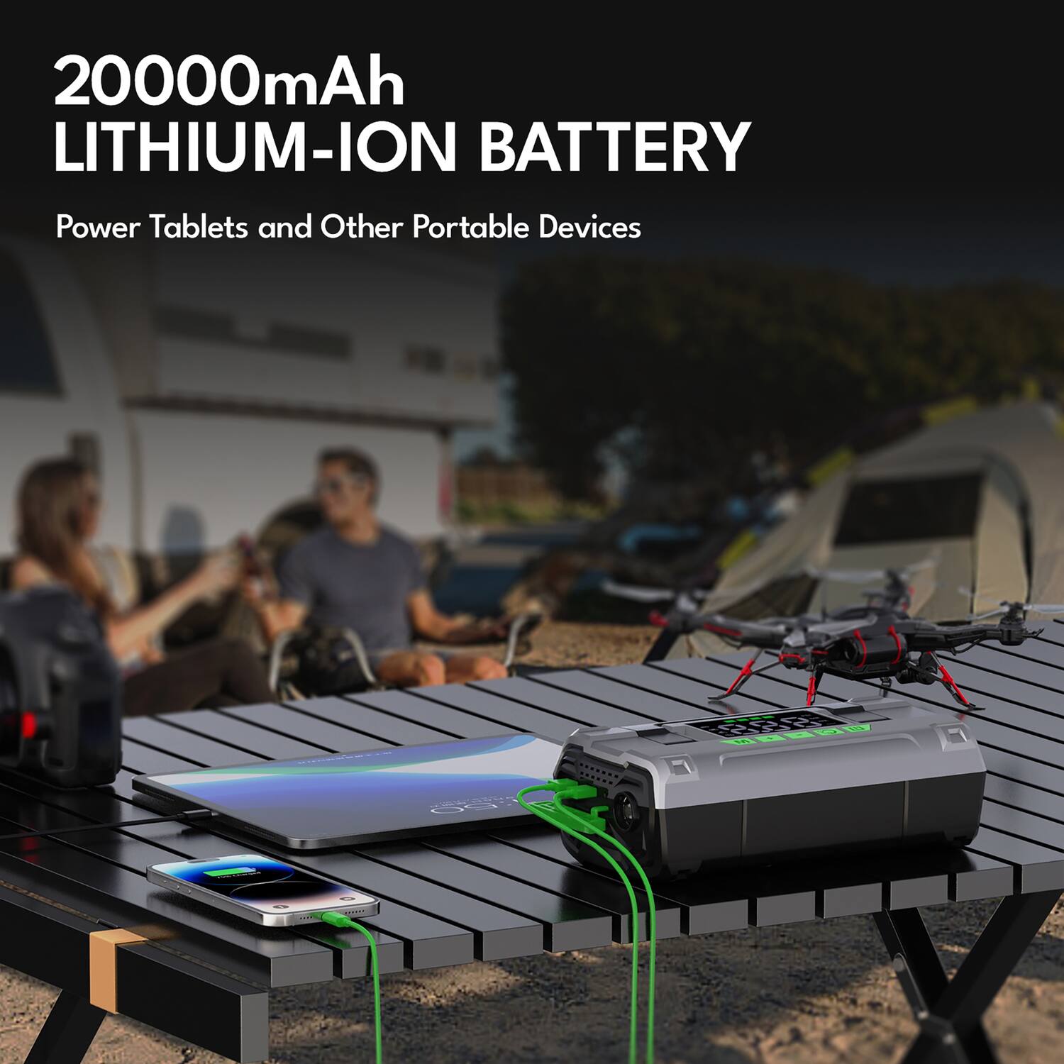 20000mAh LITHIUM-ION BATTERY Power Tablets and Other Portable Devices