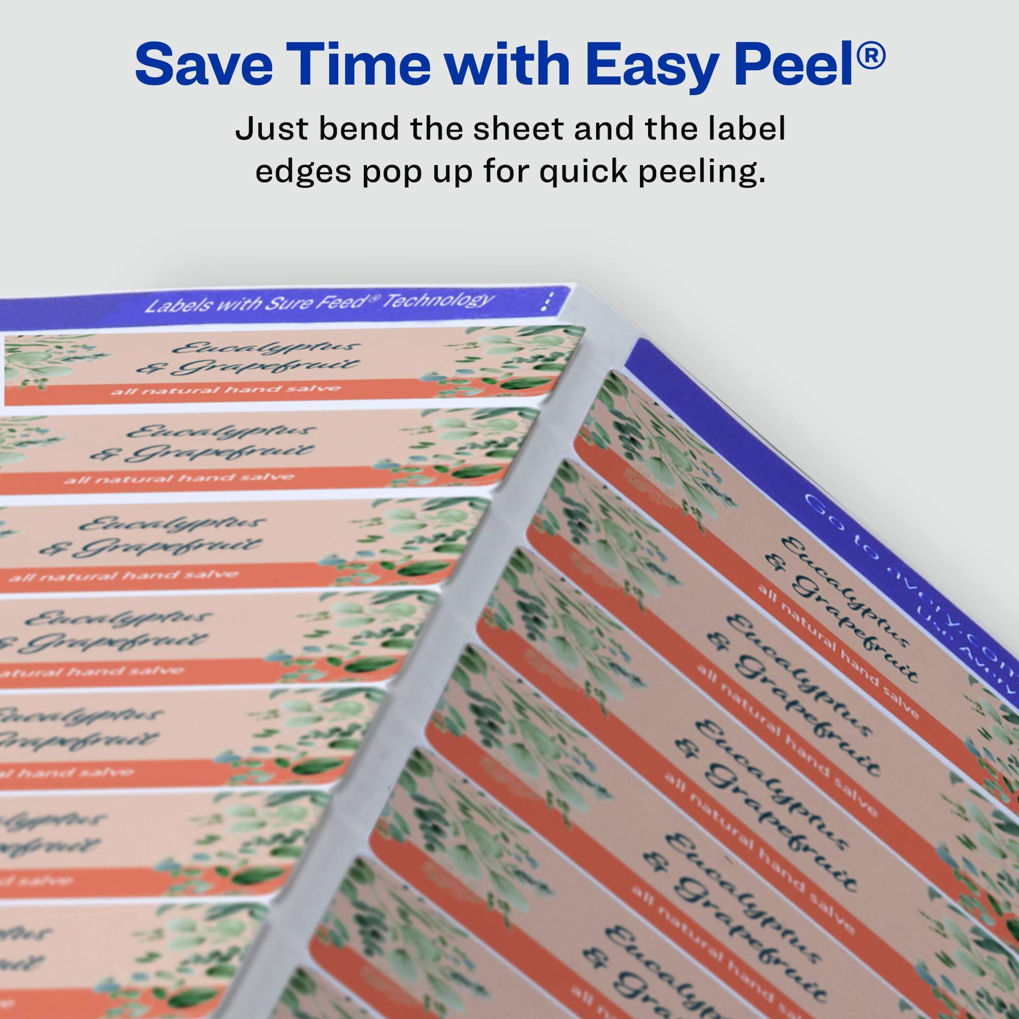 Save Time with Easy Peel®  
Just bend the sheet and the label edges pop up for quick peeling.  

Labels with Sure Feed® Technology  

Eucalyptus & Grapefruit  
all natural hand salve  

Eucalyptus & Grapefruit  
all natural hand salve  

Eucalyptus & Grapefruit  
all natural hand salve  

Eucalyptus & Grapefruit  
all natural hand salve  

Eucalyptus & Grapefruit  
all natural hand salve  

Eucalyptus & Grapefruit  
all natural hand salve  

Eucalyptus & Grapefruit  
all natural hand salve  

Eucalyptus & Grapefruit  
all natural hand salve  

Eucalyptus & Grapefruit  
all natural hand salve  

Eucalyptus & Grapefruit  
all natural hand salve  

Eucalyptus & Grapefruit  
all natural hand salve  

Eucalyptus & Grapefruit  
all natural hand salve  

Eucalyptus & Grapefruit  
all natural hand salve  

Eucalyptus & Grapefruit  
all natural hand salve  

Eucalyptus & Grapefruit  
all natural hand salve  

E