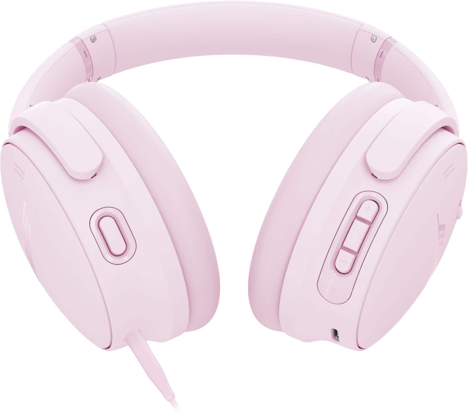 Alt View 4. Bose - QuietComfort Wireless Noise Cancelling Over-the-Ear Bluetooth Headphones - Petal Pink.