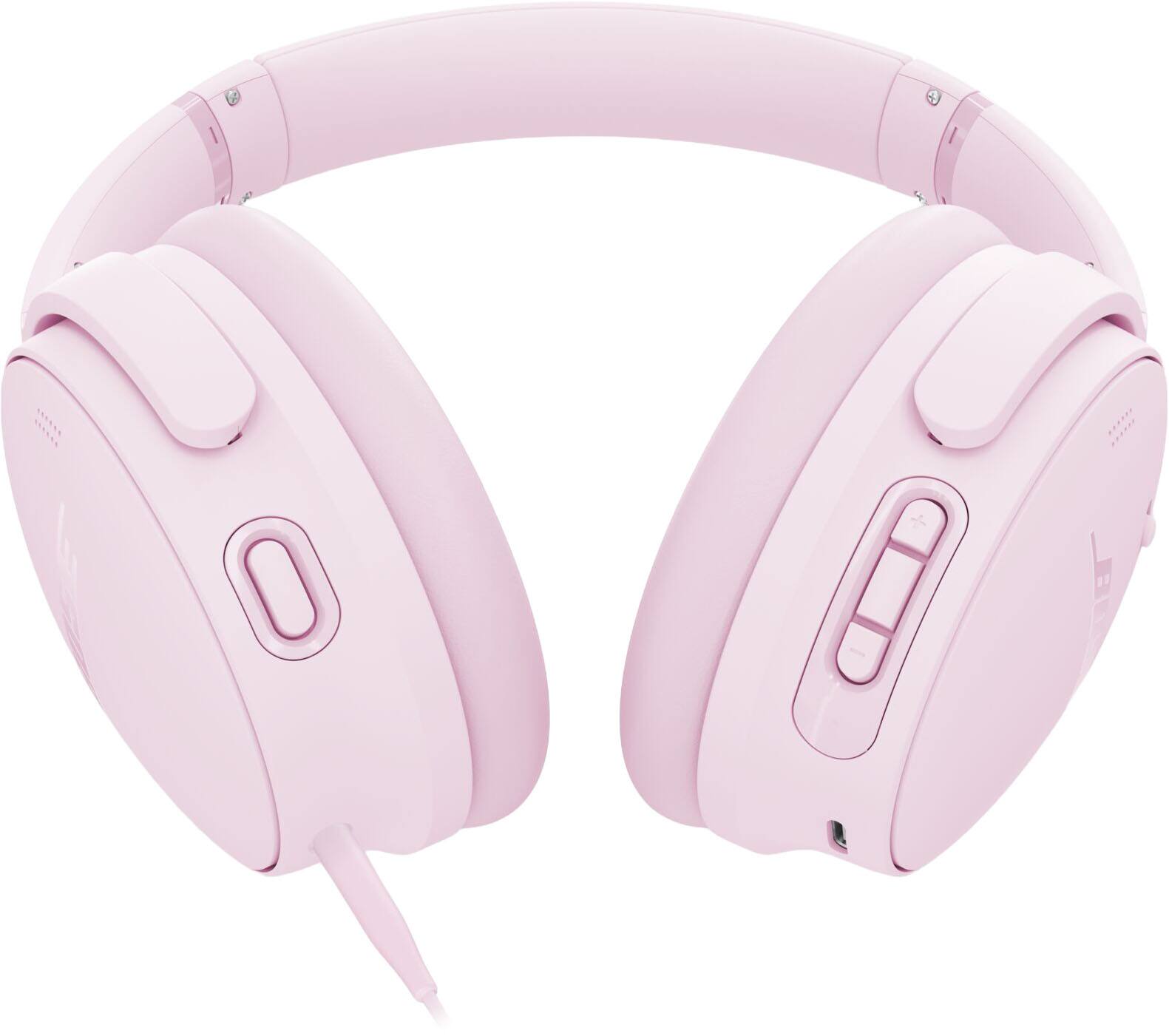 Alt View 4. Bose - QuietComfort Wireless Noise Cancelling Over-the-Ear Bluetooth Headphones - Petal Pink.