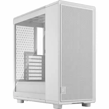 Front. Fractal Design - Fractal Design Computer Case Epoch - Mid-tower - Black, Tinted - Mesh, Steel, Tempered Glass - 5 x Bay - 3 ? 120mm - Black.