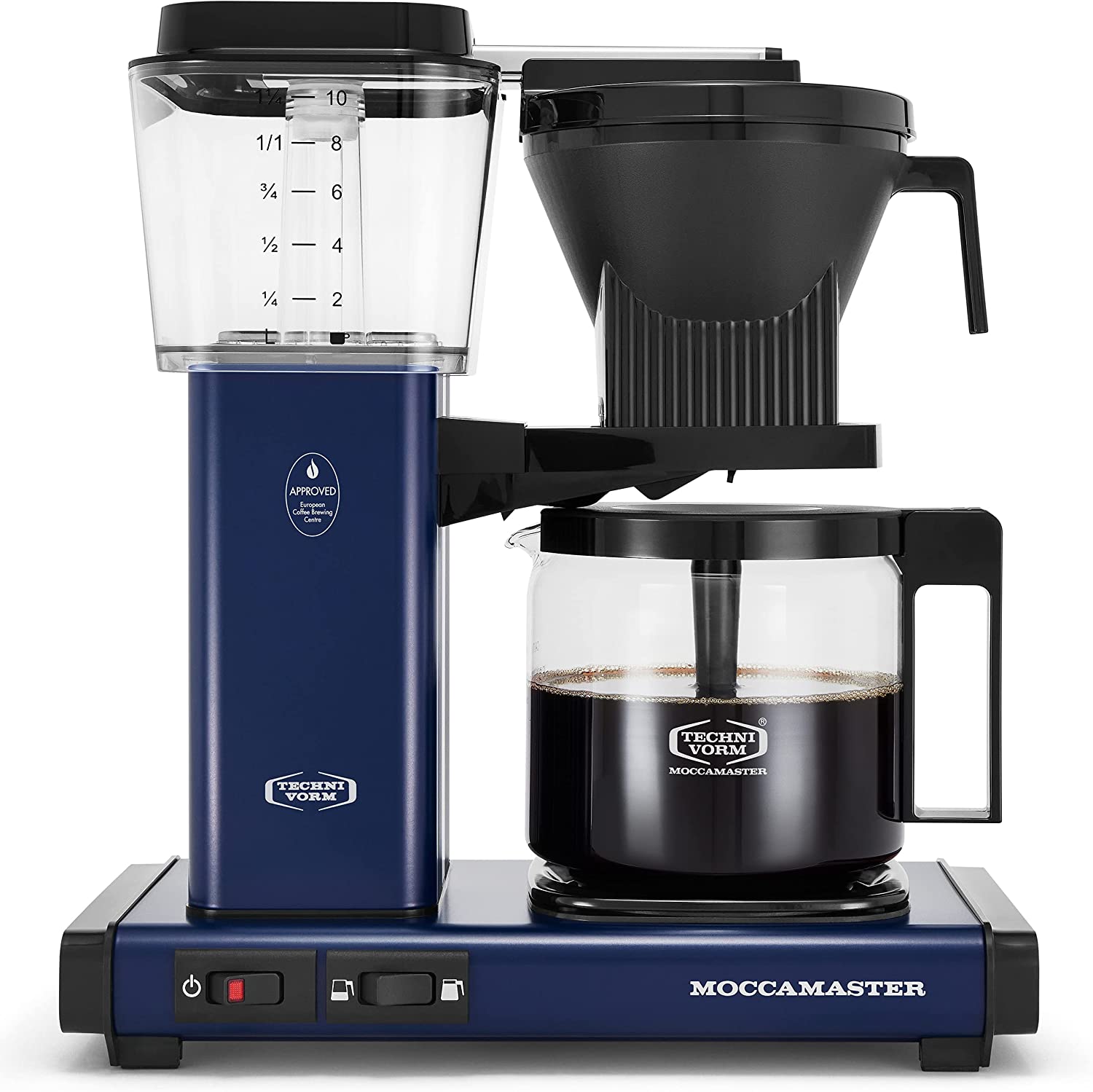 Moccamaster - KBGV Select Coffee Maker, 40 ounce, 10-Cup, 1.25L - 53928 - Midnight Blue