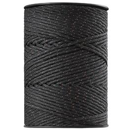 VEVOR - Electric Fence Wire, 1000Ft 305M Portable Polywire, 1/4" Diameter 2 Copper Strands for Reliable Conductivity - Black