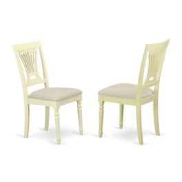 FurniFact - Elegant 3-Piece Dining Table Set – High Top Table & Chairs - Buttermilk & Cherry