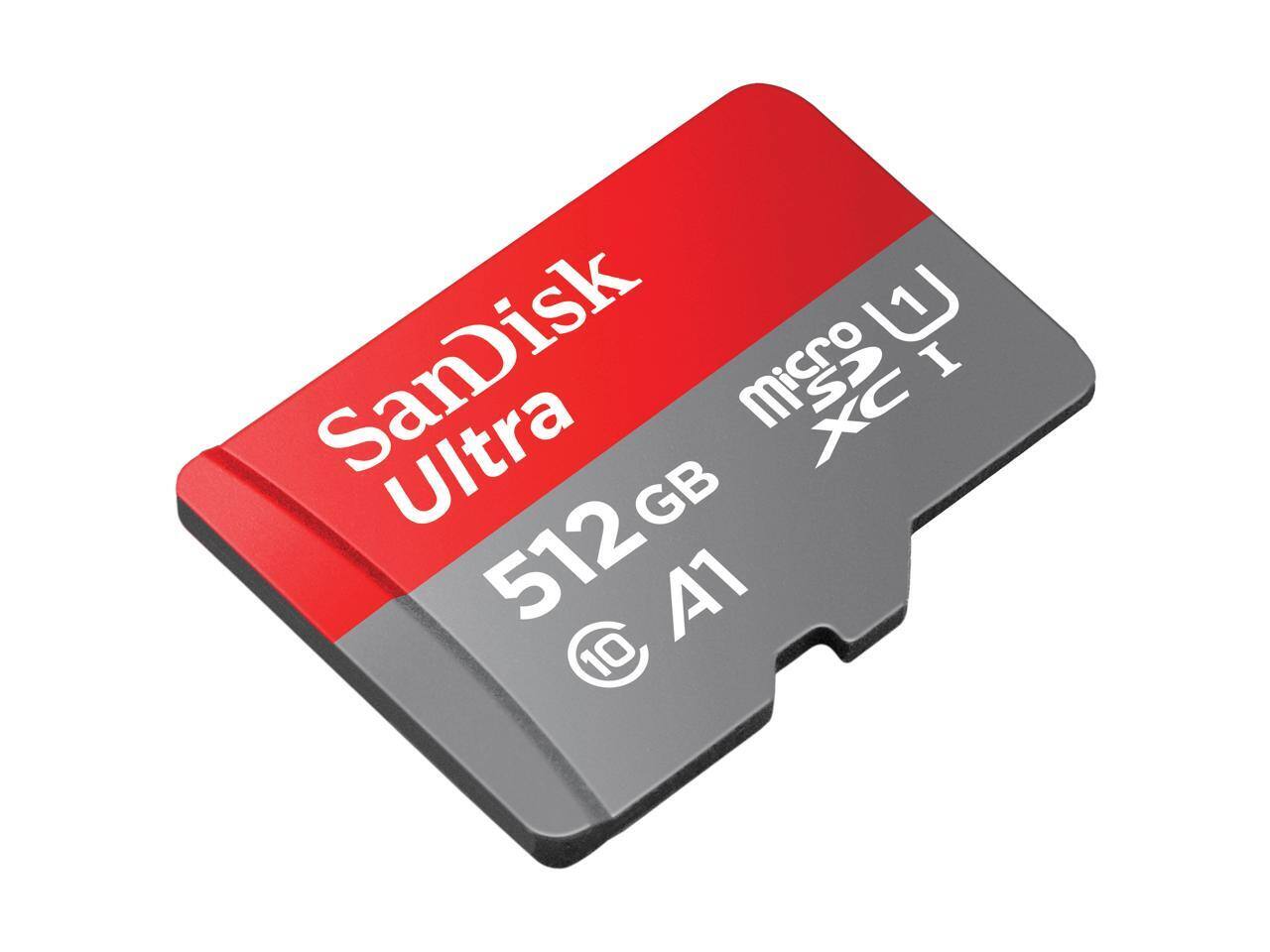 SanDisk Ultra  
512GB  
A1  
10  
MicroSDXC I