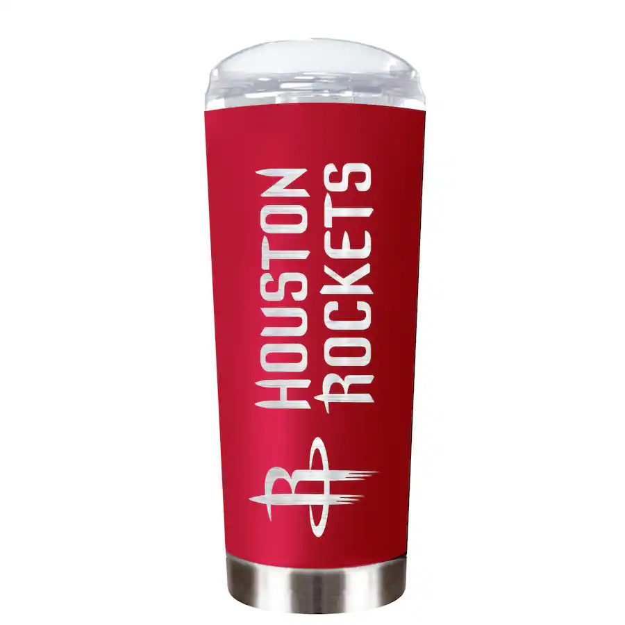Houston Rockets Rowdy Great American Products Houston Rockets 18oz. Team Color Laser Logo ...