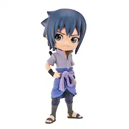 Banpresto - Naruto Shippuden Q-Posket Figure | Uchiha Sasuke Ver.A - Blue