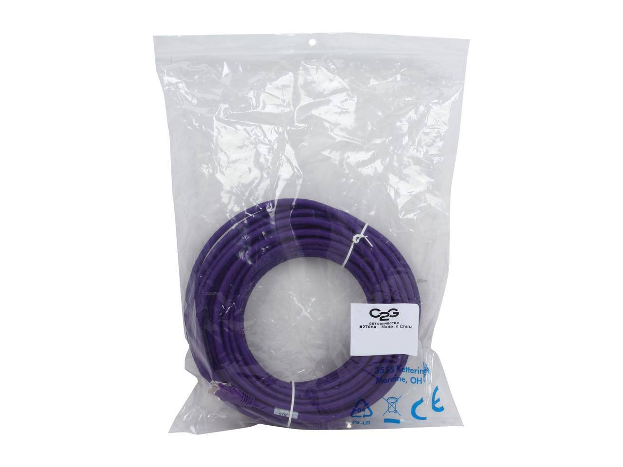 C2G C2-1 CONNESTEO V7E shaM in China S0C 3555 Kettering Mordine, OH PE-LD 04 CE