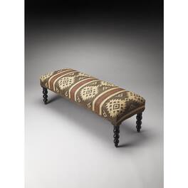 Butler Specialty - Navajo Jute Upholstered 48"W Bench - Assorted