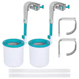 Bestway - Flowclear Wall Mounted Automatic Swimming Pool Surface Skimmer, 2 Pack