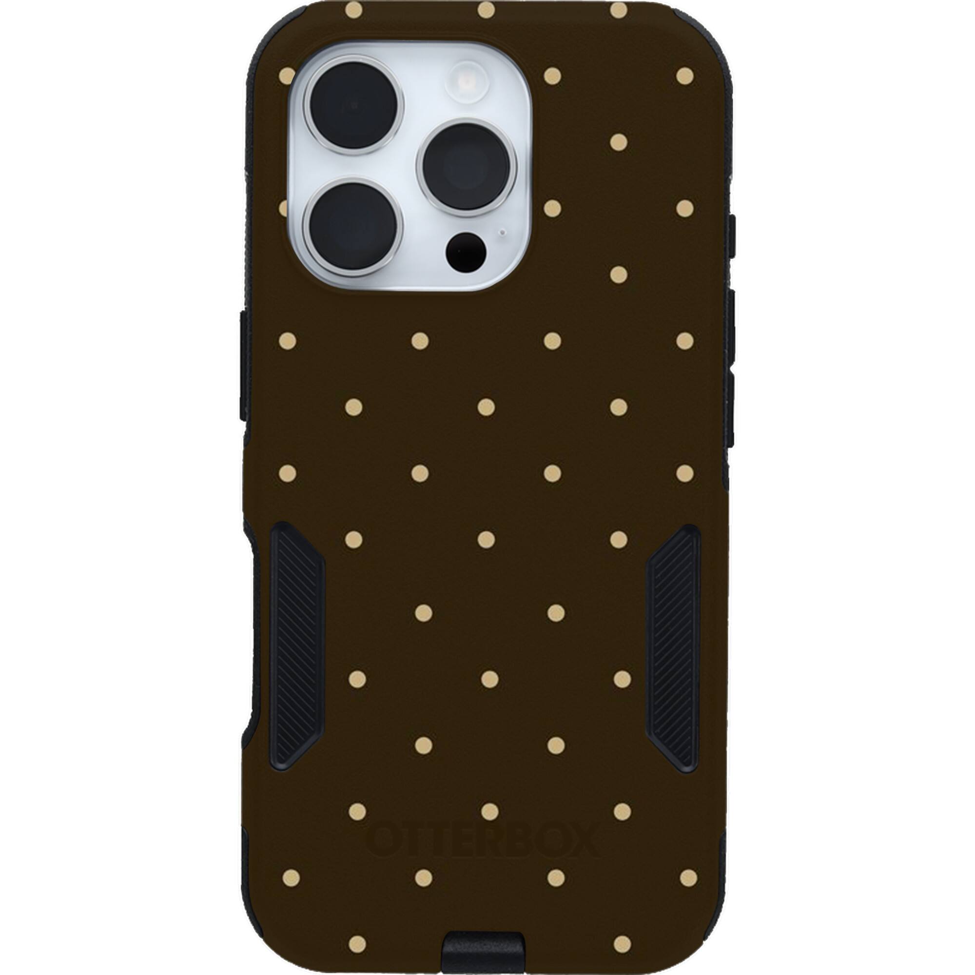 OtterBox - Artist Edition MagSafe Commuter Series Case for iPhone 16 Pro - Espresso Polka Dots price history on PriceWatchPro
