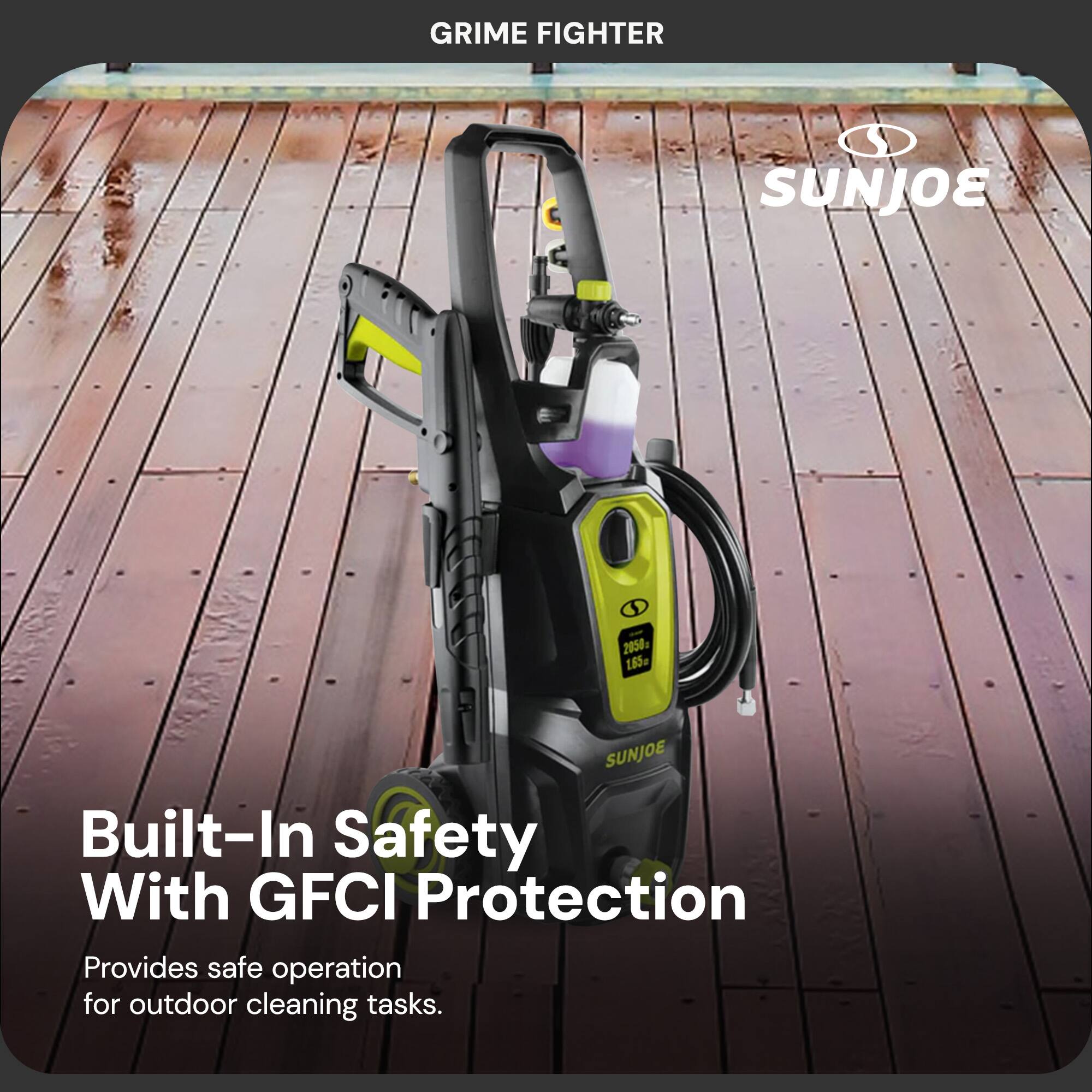 Sun Joe Electric Pressure Washer w/ Extension Wand, SPX2680 MAX