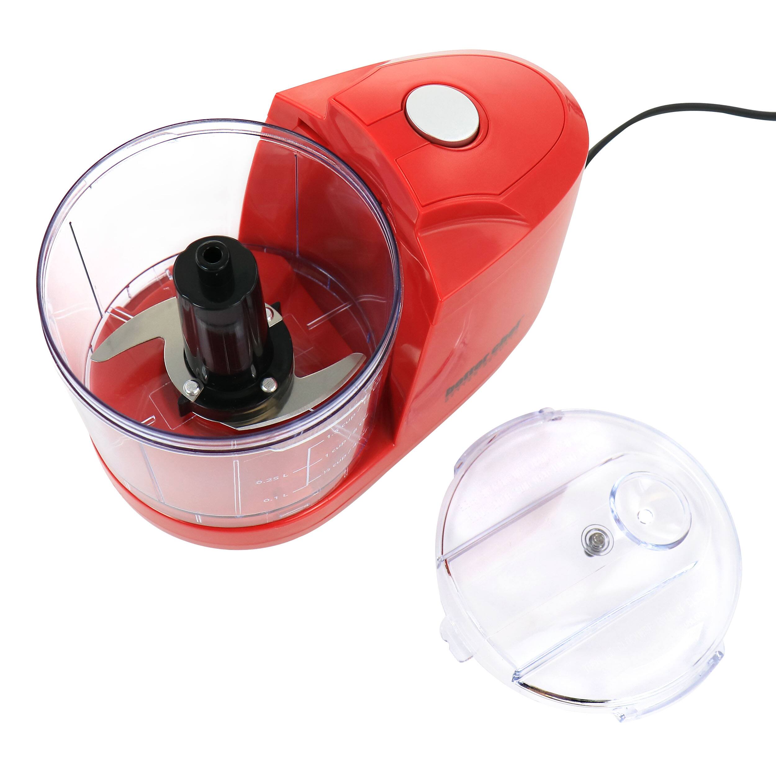 Alt View 4. Better Chef - Better Chef Compact 12 Ounce Mini Chopper in Red - Red.