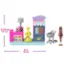 Barbie is 2.44 inches tall, which is equivalent to 62 millimeters. The shopping cart is 3 inches tall, which is equivalent to 76 millimeters.