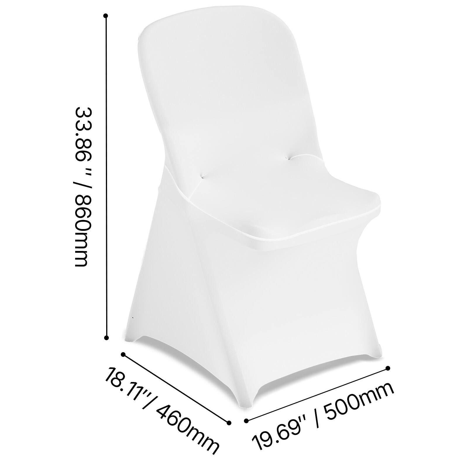 33.86" / 860mm  
18.11" / 460mm  
19.69" / 500mm