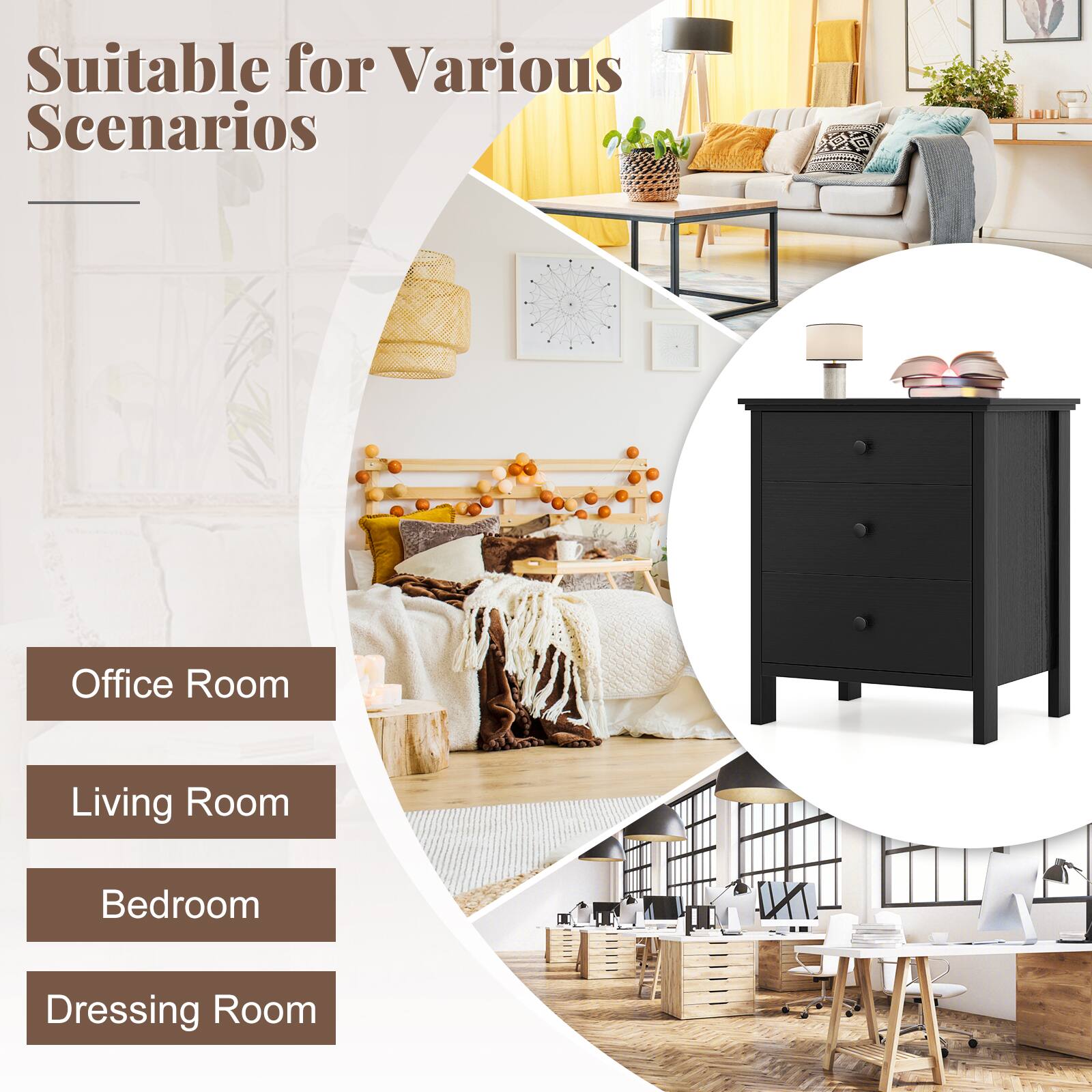 Suitable for Various Scenarios

Office Room
Living Room
Bedroom
Dressing Room