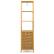 Alt View 19. Costway - Bathroom Tilt-out Laundry Hamper Bamboo Tower Hamper w/3-Tier Shelves - Natural Color.