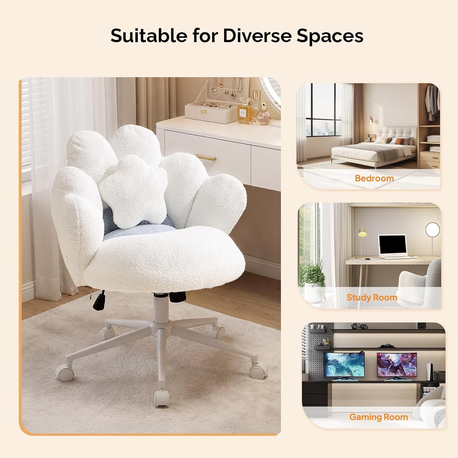 Suitable for Diverse Spaces

- Bedroom
- Study Room
- Gaming Room