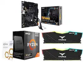 Newegg - Motherboard CPU Memory Combo - ASUS TUF B550-PLUS WIFI II, Ryzen 7 5800X3D, 16GB DDR4 3200 RGB