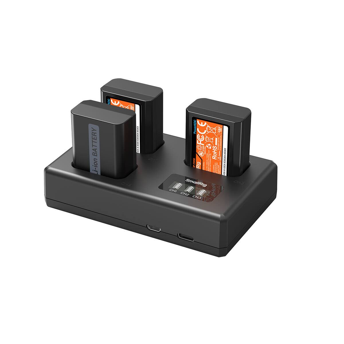 BATTERY BA Li-ion

ADC E THE CH2

CHI
DC PowerAD FCCE 9 P-FW50 RoHS Rig SmallRig CHI CH2 CH3 ROHS
ALL
XXXXXXXXXXXXXXXXXXXXXXXXXX
CH3