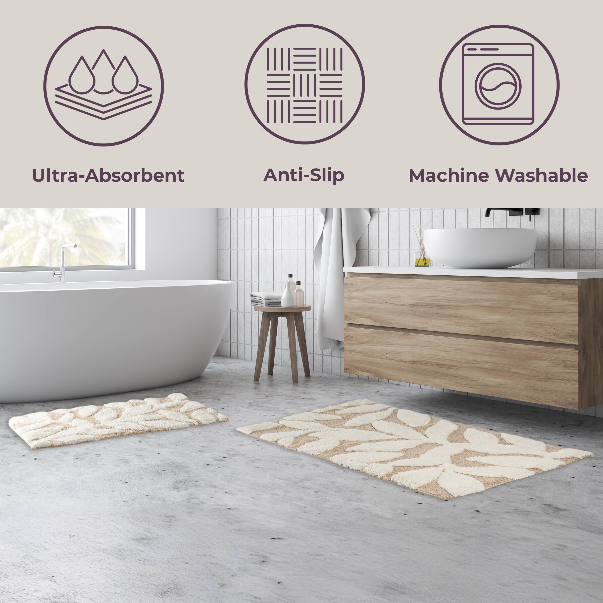 Ultra-Absorbent  
Anti-Slip  
Machine Washable