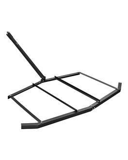 VEVOR - Drag Harrow, 72" Width Tow Behind Drag Harrow, Q235 Steel Driveway Grader with Pin-Style Hitch - Black