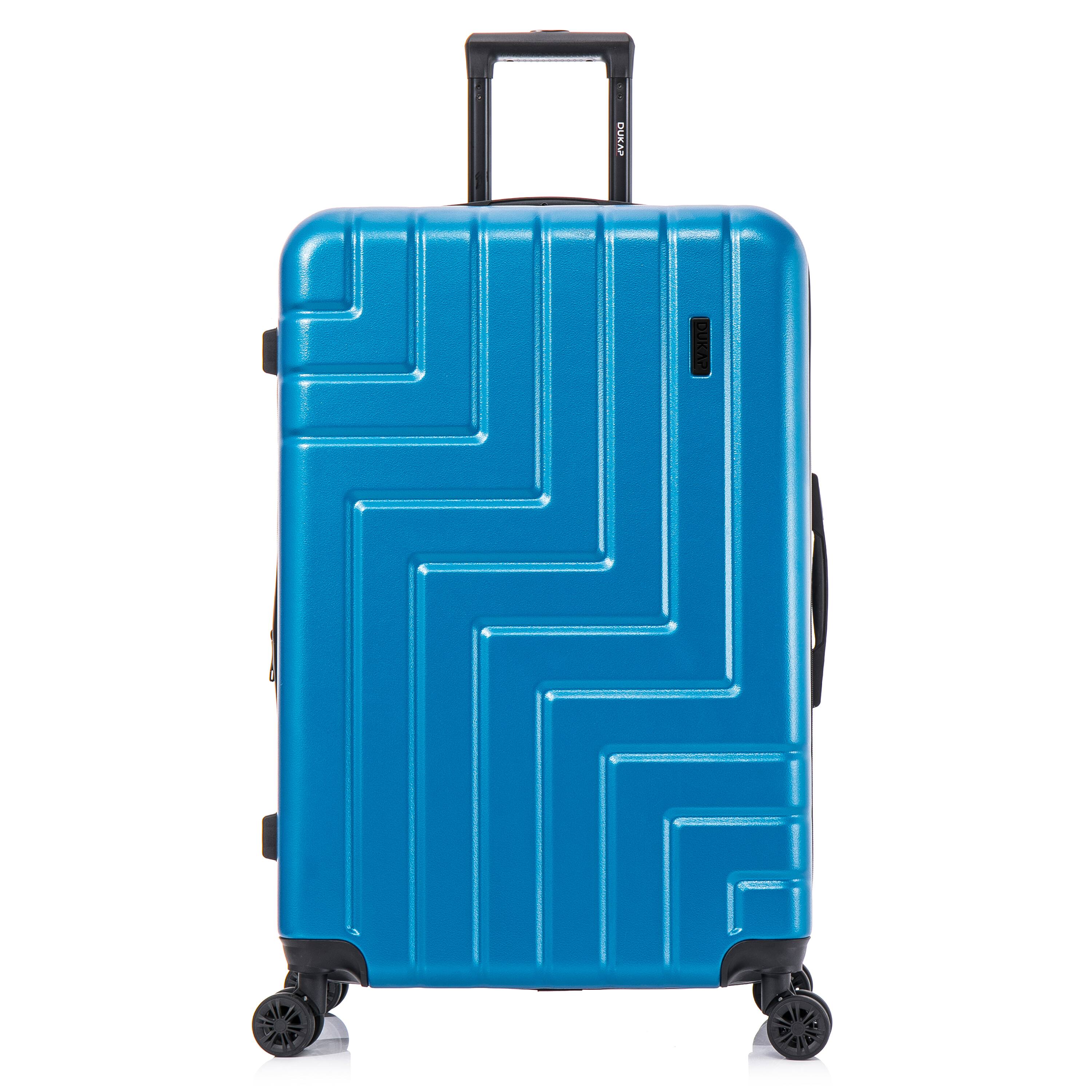 Alt View 4. DUKAP - Zahav Lightweight Hardside Spinner Luggage 28" - TEAL.
