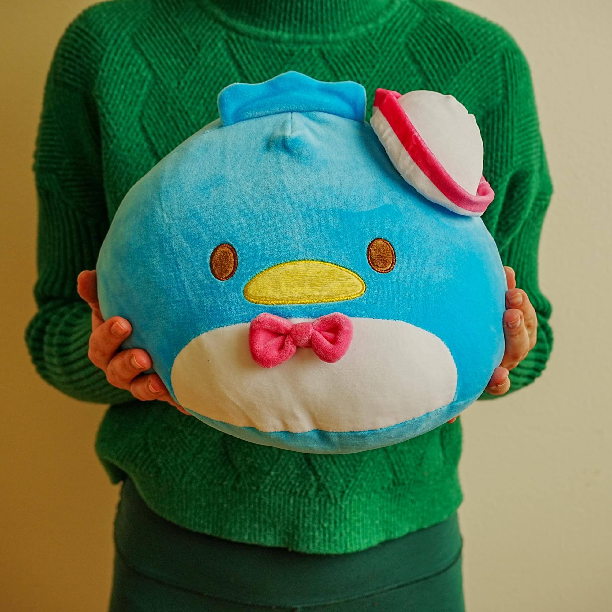Alt View 3. Hello Kitty - Sanrio Hello Kitty and Friends 10 Inch Dumpling Plush | Tuxedo Sam - Blue.