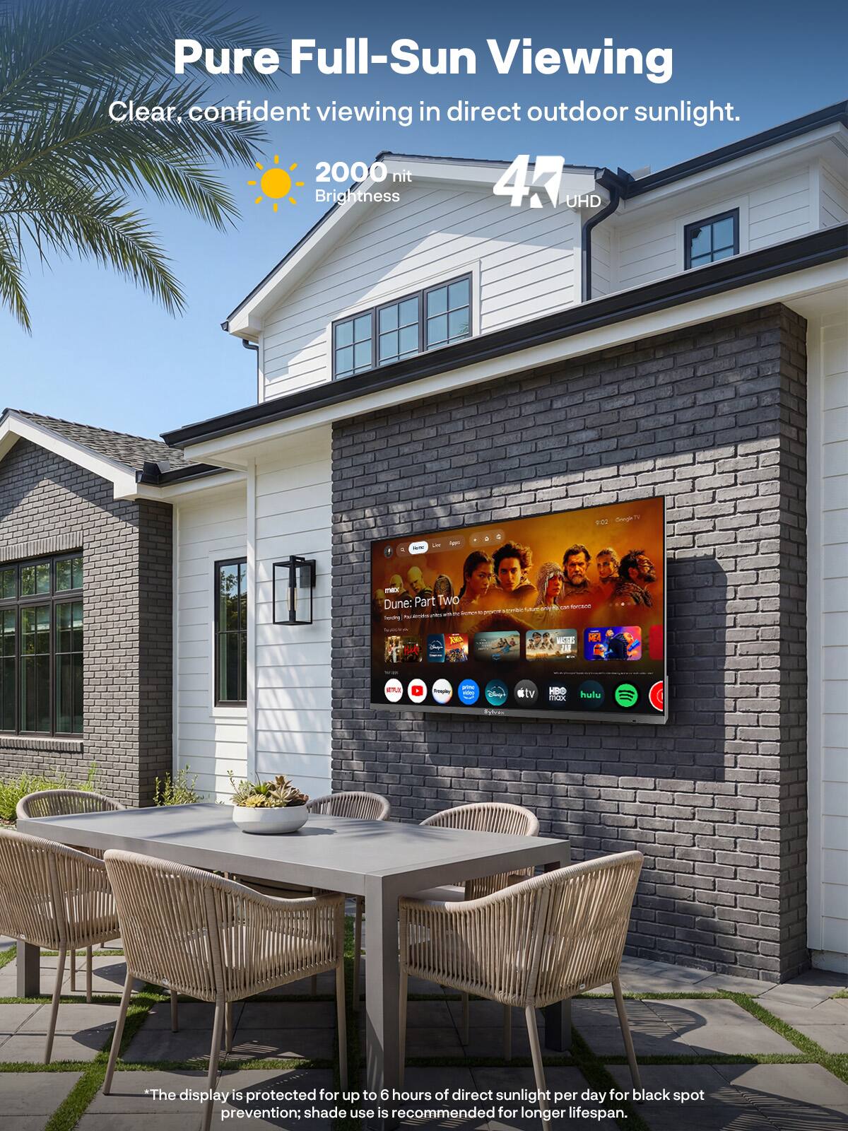 Sylvox Frameless Pro Outdoor TV - Thumbnail 2